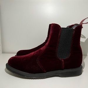 Dr. Marten velvet Chelsea boot